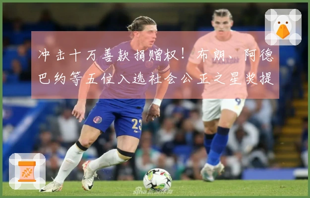 冲击十万善款捐赠权！布朗、阿德巴约等五位入选社会公正之星奖提名